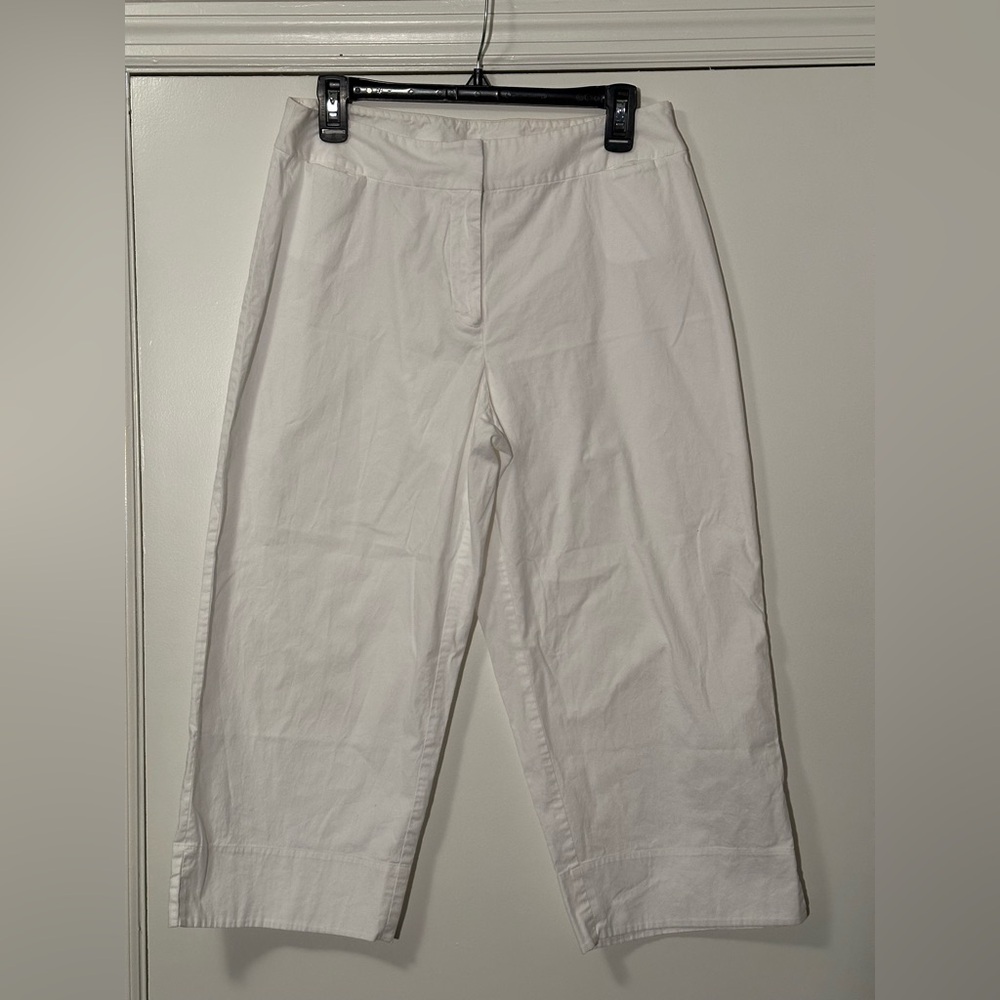 Women’s Eileen fisher white capris pants size small